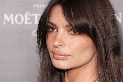 celebrity in a thong|Emily Ratajkowski Poses in a Fiery High.